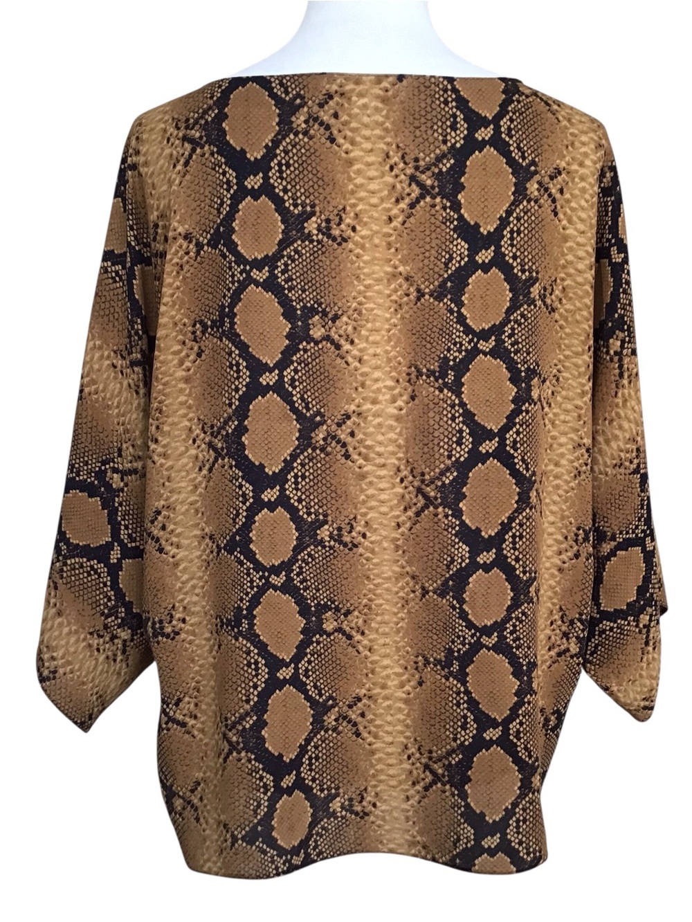 The Michael Kors Collection Niki Silk Python Top - Picture 4 of 6